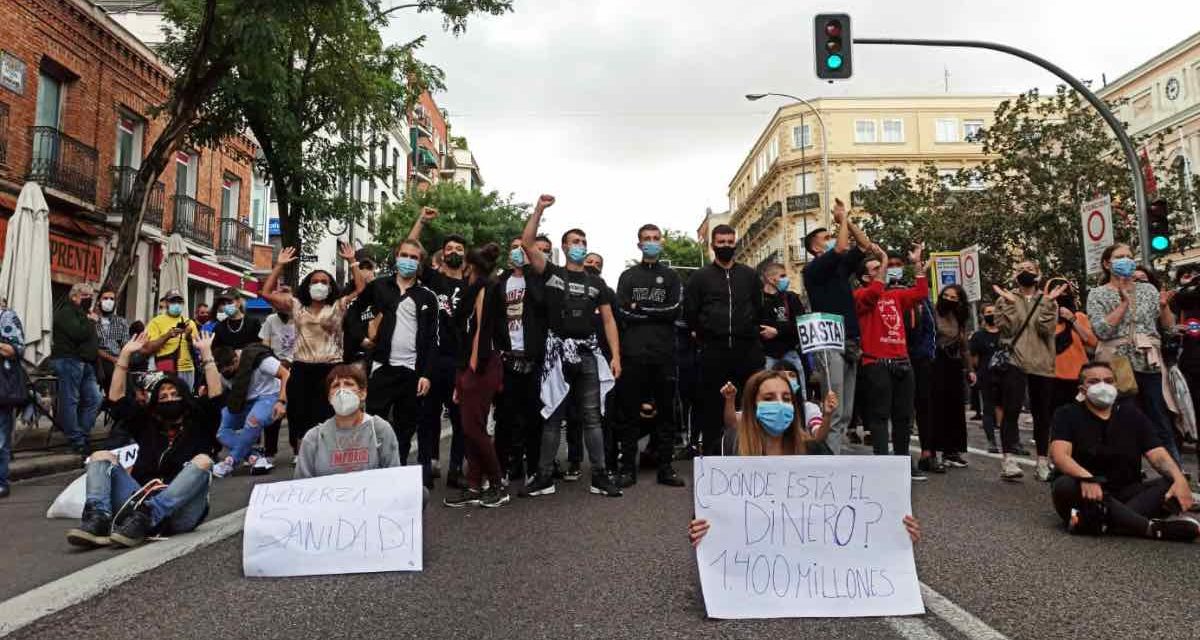 Proteste gegen Corona-Absperrungen in Madrid – «Keine Ghettos»