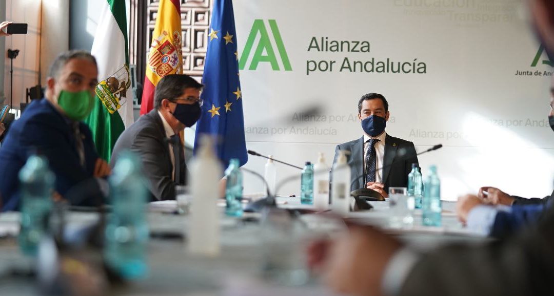 Juanma Moreno kündigt einen Rettungsplan für Kleinunternehmen im Wert von 660 Millionen Euro an