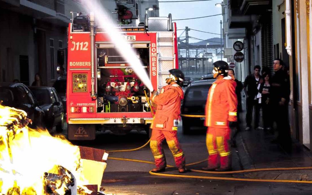 Häuserbrand in Almería: Brandstiftung?