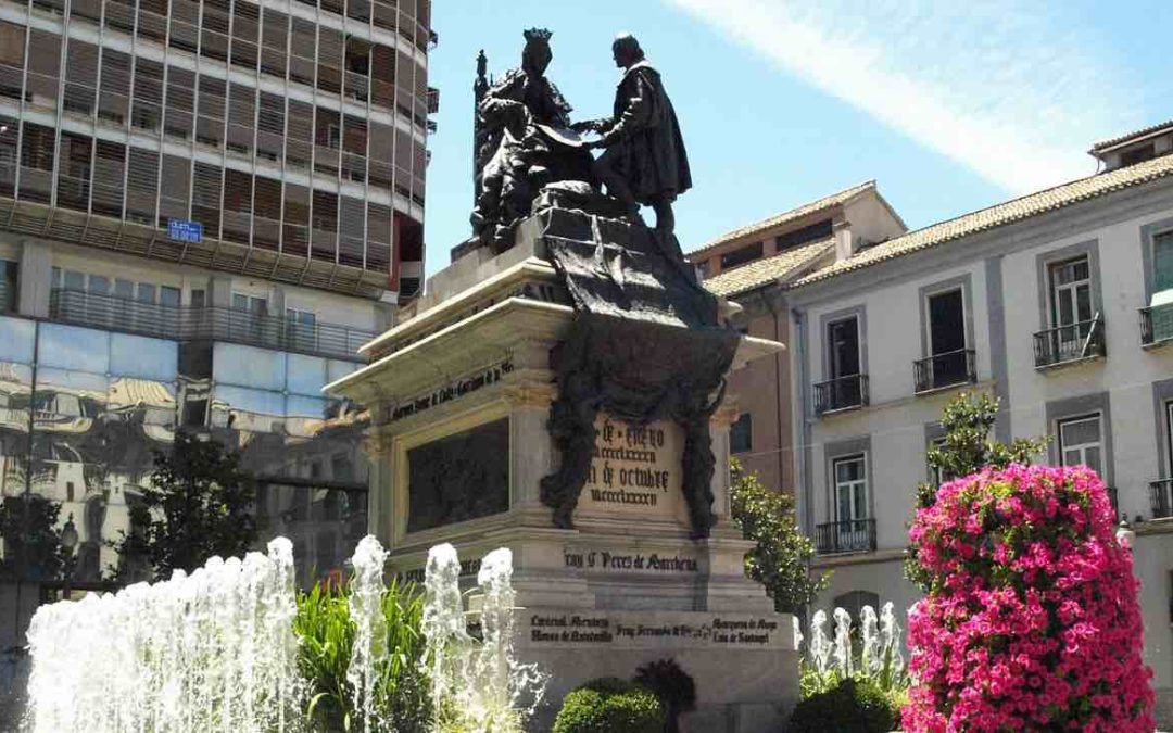 Protest gegen den Kolumbus-Tag in Granada