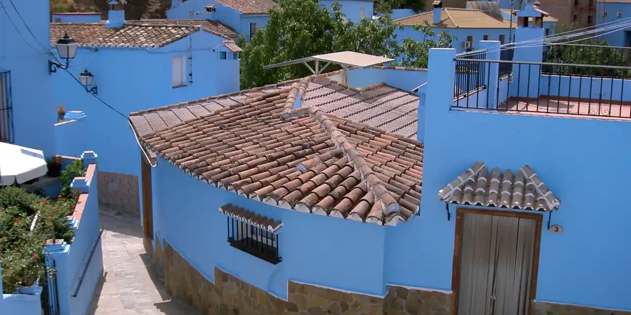 Júzcar, das Schlumpf-Dorf in Andalusien