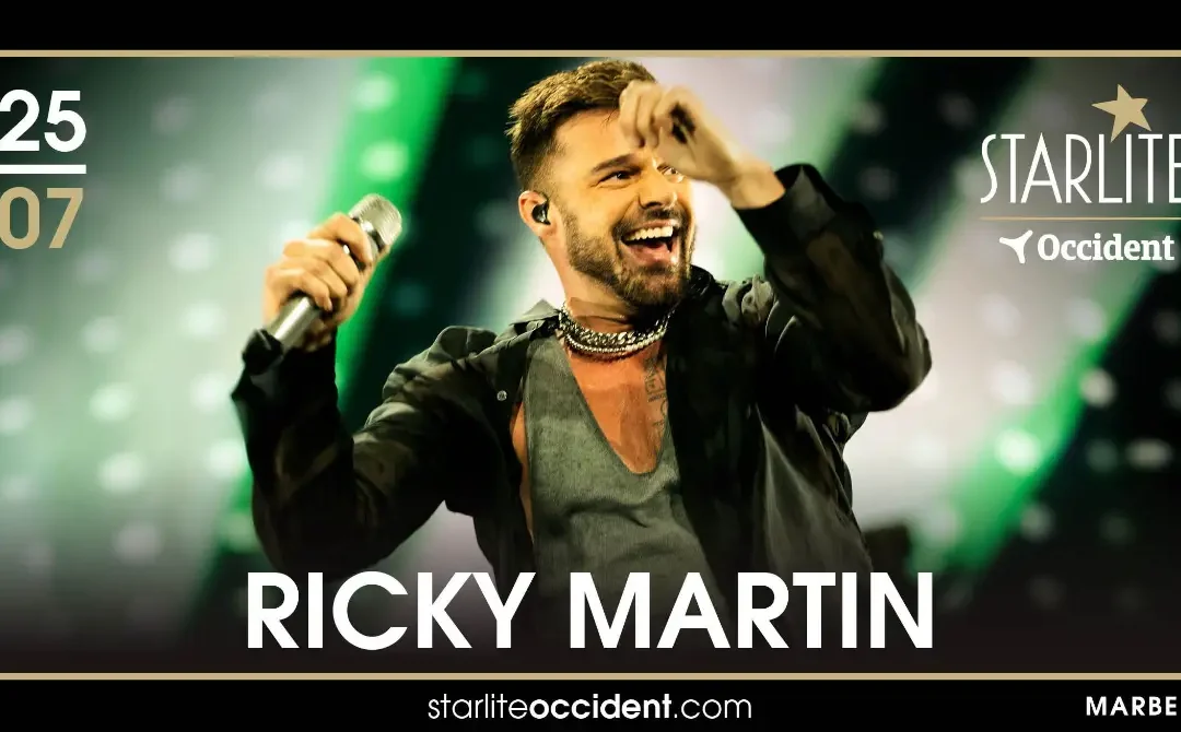 Am 25. Juli kommt Ricky Martin zum Starlite Festival